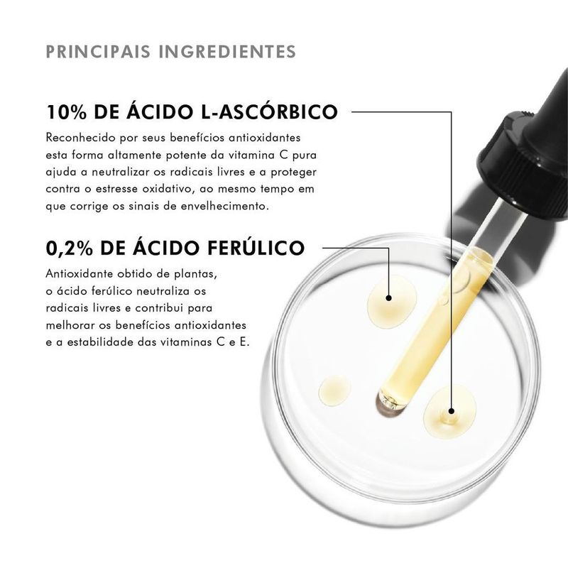 Sérum Antioxidante Vitamina C SkinCeuticals 10% Líquido 30ml 3