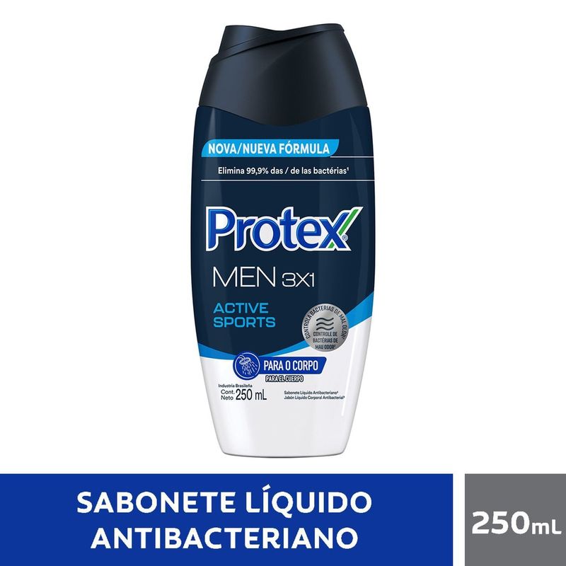 Sabonete líquido Men Sports Protex 250 ml 1