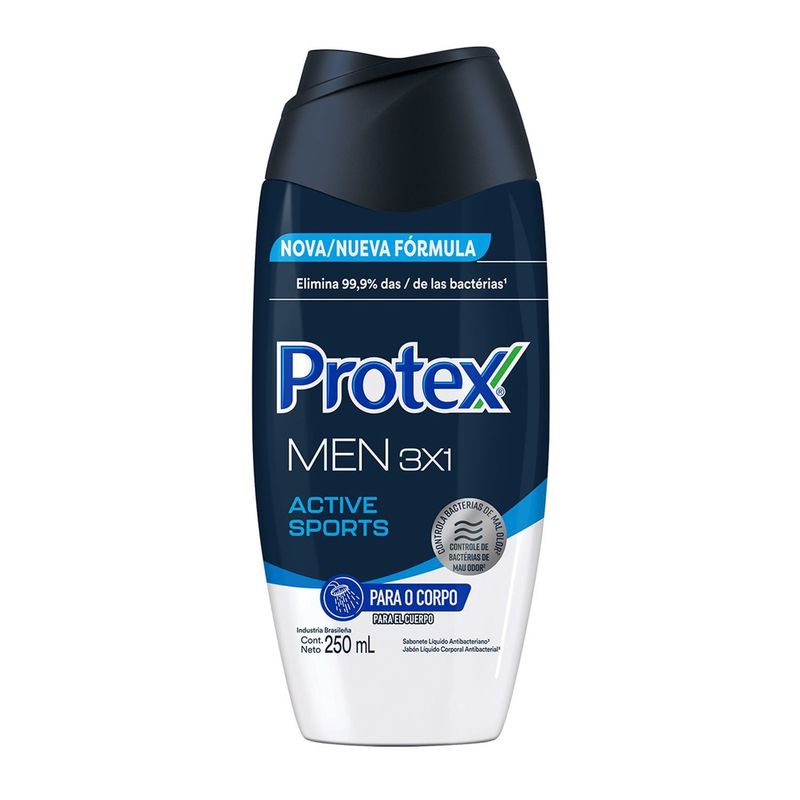 Sabonete líquido Men Sports Protex 250 ml 4
