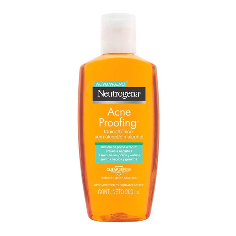 Tônico sem álcool Neutrogena Acne Proofing 200ml 1
