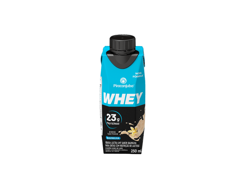 Protein Zero Lactose Piracanjuba Baunilha - 250ml 1