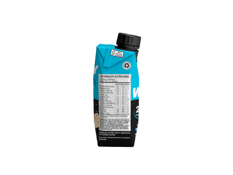 Protein Zero Lactose Piracanjuba Baunilha - 250ml 4