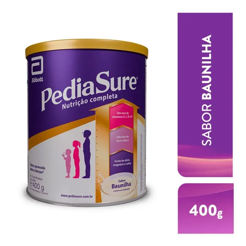 Suplemento Alimentar Infantil Pediasure Baunilha - 400g 2