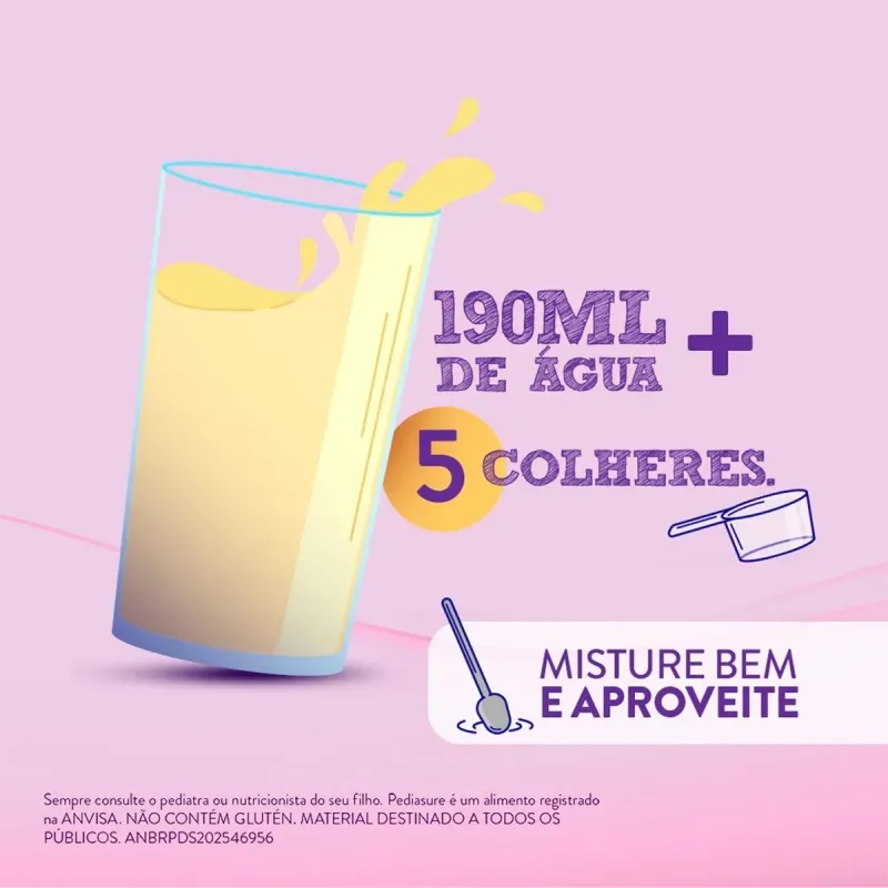 Suplemento Alimentar Infantil Pediasure Baunilha - 400g 5
