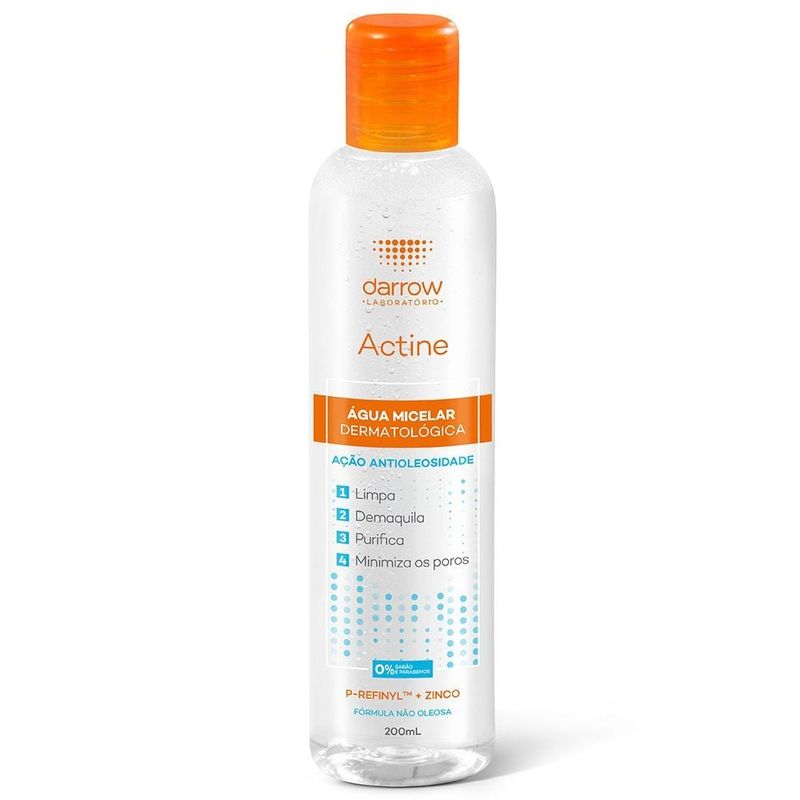Água Micelar Darrow Actine 200ml 1