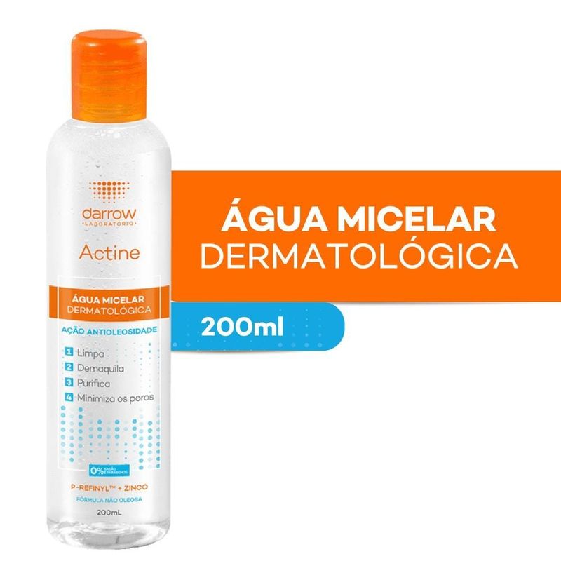 Água Micelar Darrow Actine 200ml 2