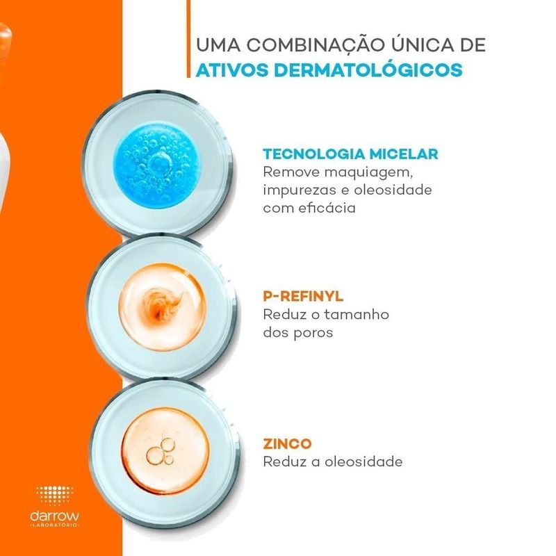 Água Micelar Darrow Actine 200ml 5