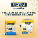Fralda Bigfral  Derma Plus M - 8 Unidades 4