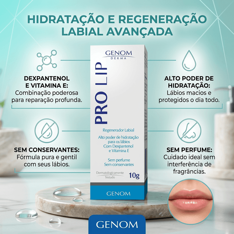 Protetor Labial Regenerador Labial Pro Lip 10g Creme 3