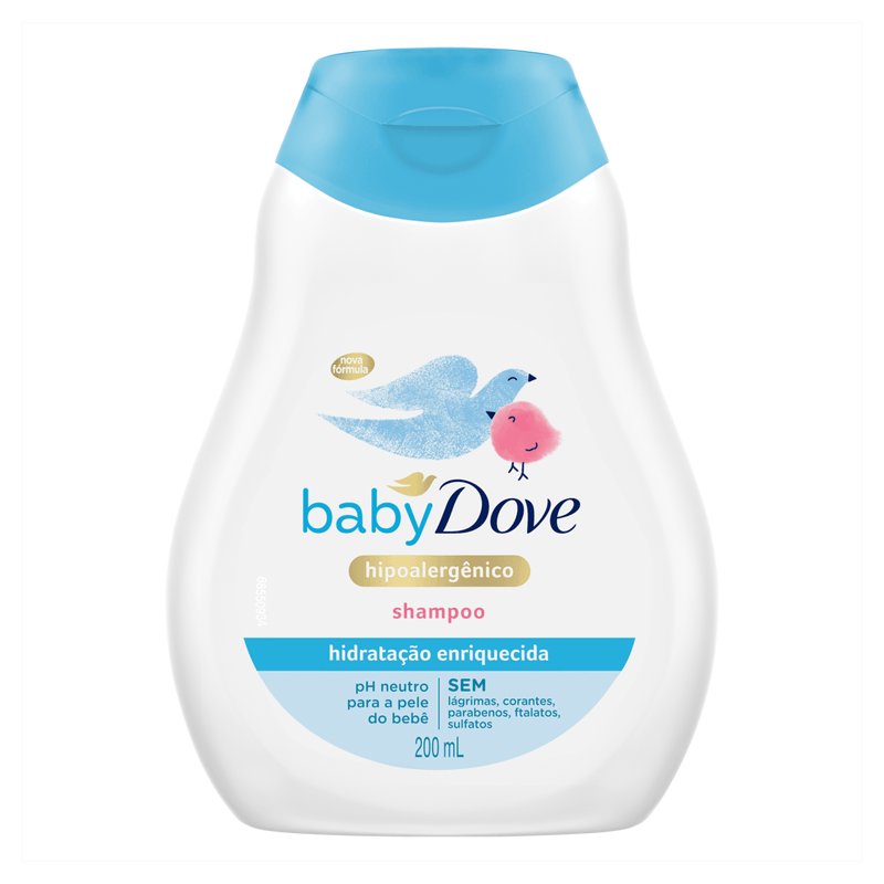 Shampoo Hidratação Enriquecida Dove Baby Frasco 200ml 1