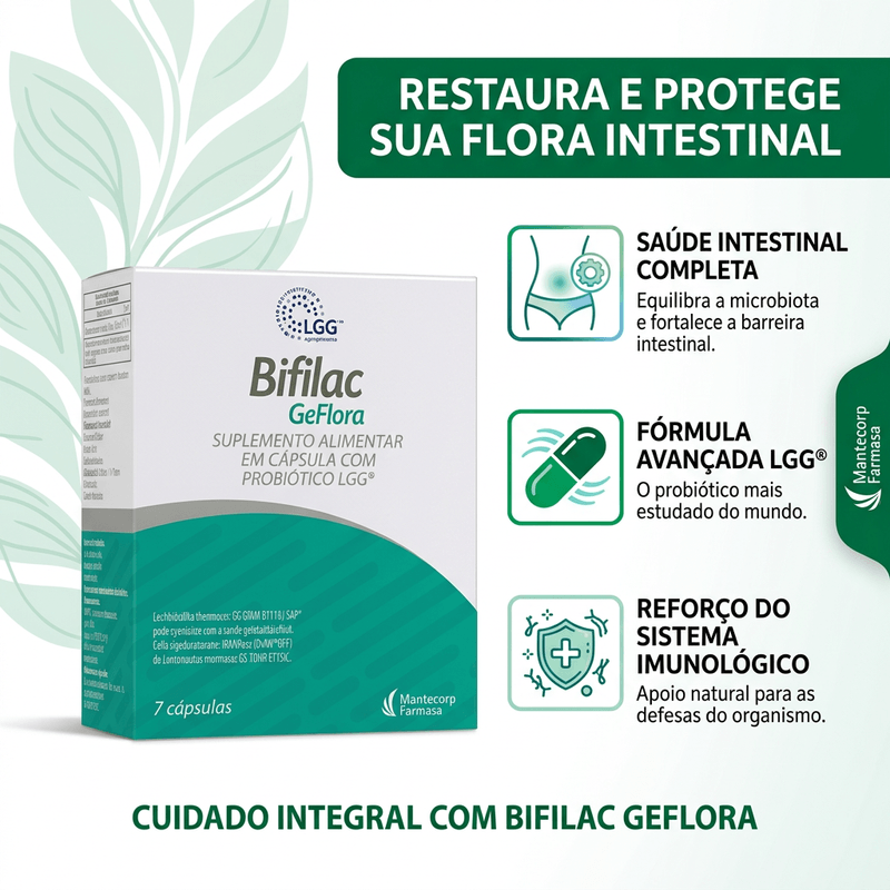 Suplemento Probiótico Bifilac Geflora 7 Cápsulas 3