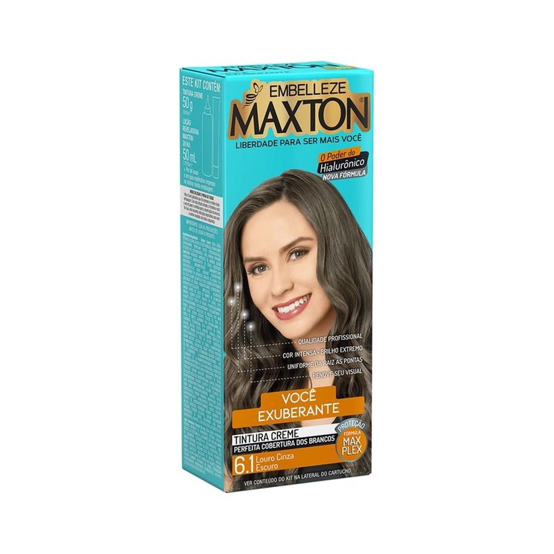 Embelleze Tinta De Cabelo Maxton Louro Cinza Escuro 6.1 3
