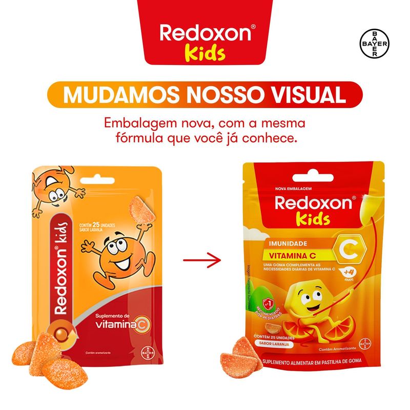 Suplemento Vitamina C Redoxitos 1000mg Sachê 25 Unidades 2