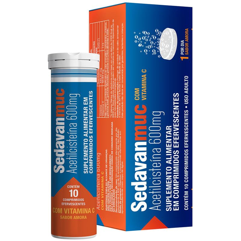 SEDAVAN MUC 600MG 10CPR EFERV 1