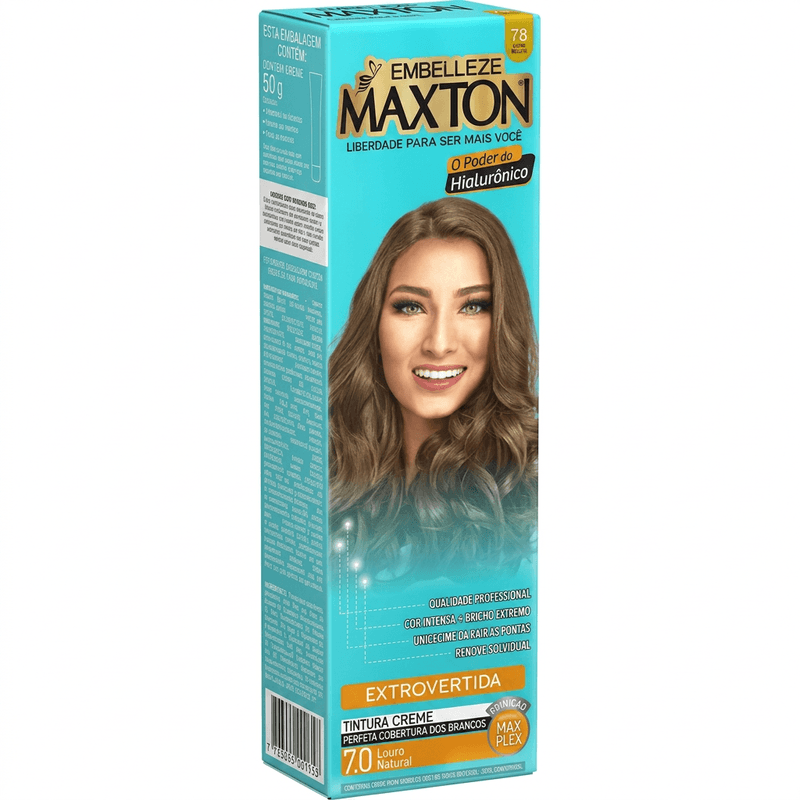 Embelleze Tinta De Cabelo Maxton Louro Natural 7.0 3