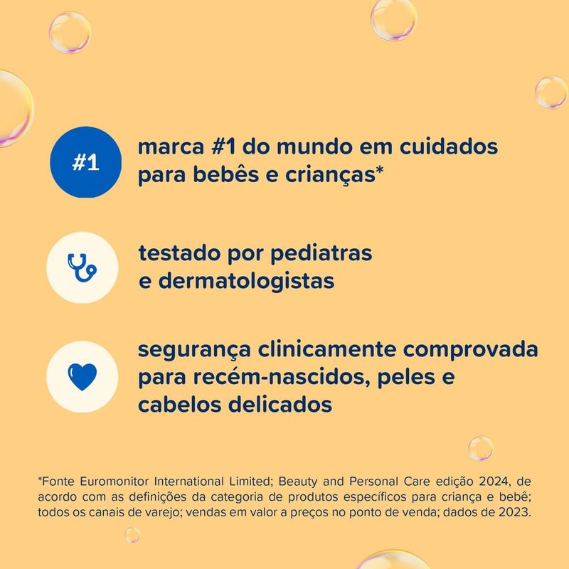 Shampoo de Glicerina Johnson's Baby Frasco 750ml 6