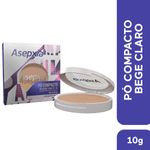 Pó Compacto Asepxia Bege Claro 10G - Asepxia 2