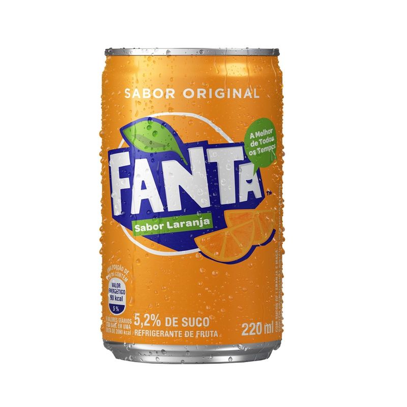 Refrigerante Fanta Guarana Sleek Lata 220Ml - Fanta 1