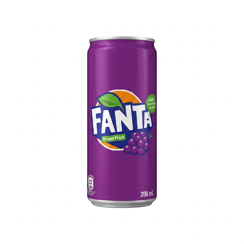Refrigerante Fanta Uva Sleek Lata 310Ml 1