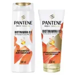 Kit Shampoo 300ml + Condicionador Antiquebra 150ml Pantene Biotinamina B3 Antiqueda & Nutrição