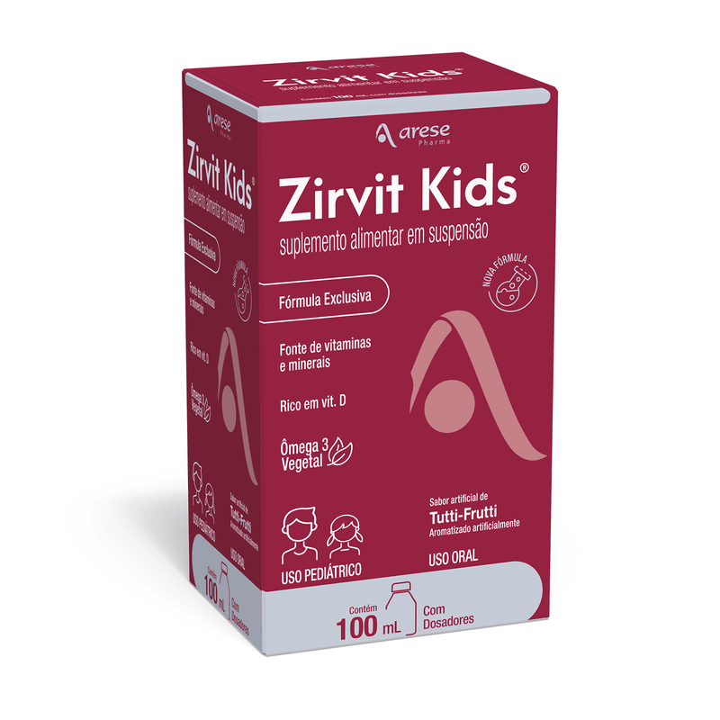 Suplemento Vitamínico Zirvit Kids Solução Oral 100ml 1