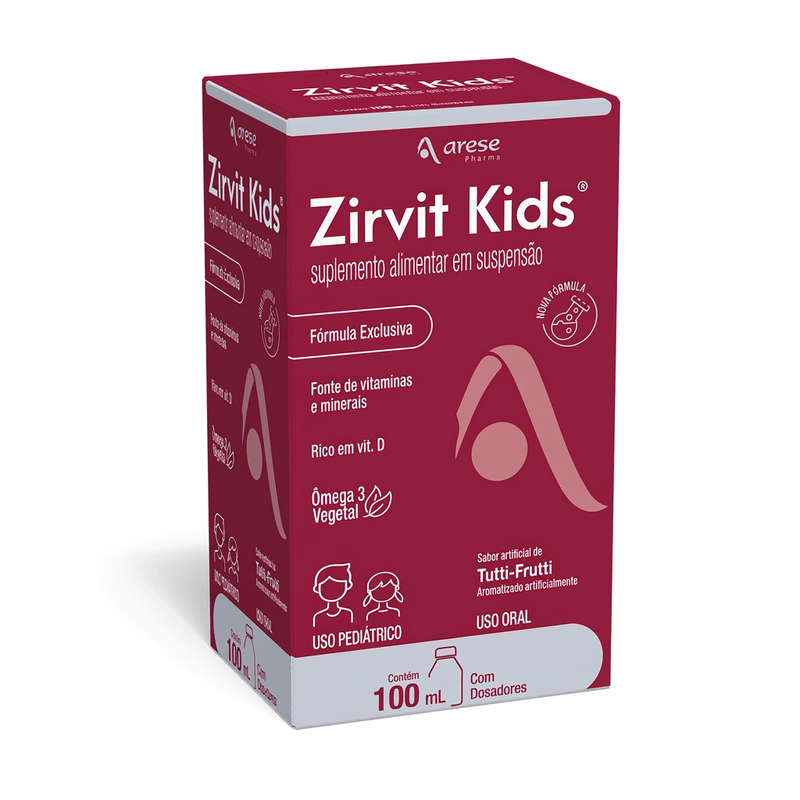 Suplemento Vitamínico Zirvit Kids Solução Oral 100ml 2