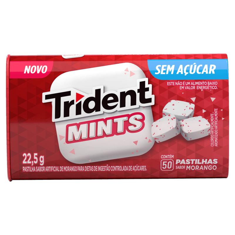 PAST TRIDENT MINTS MORANGO 22,5G 1