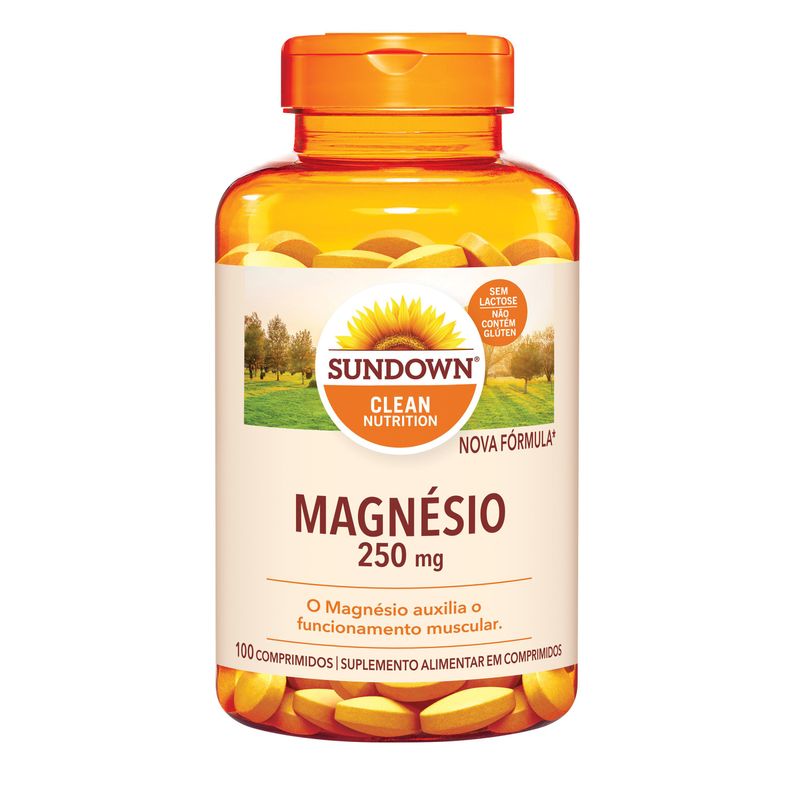 Suplemento Alimentar Sundown Magnésio 250mg - 100 Comprimidos 2
