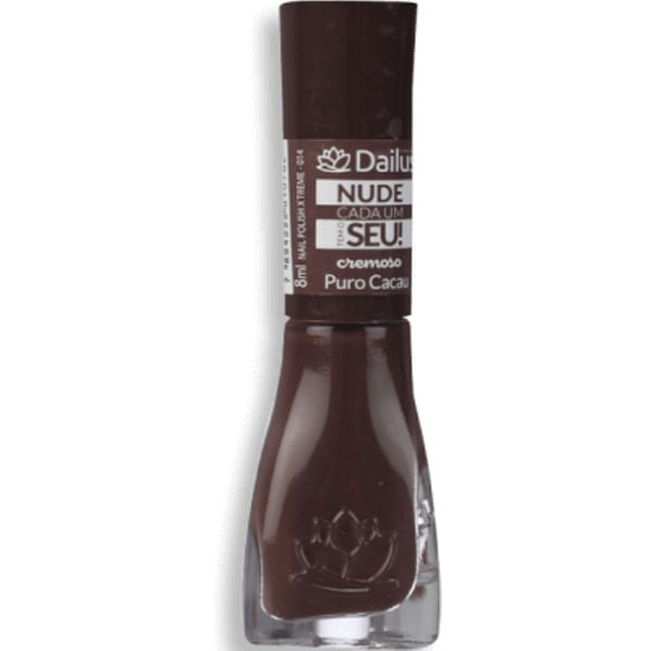 Esmalte Dailus Nude Cada Um Tem O Seu Puro Cacau 8Ml - Dailus Maquiagem 1