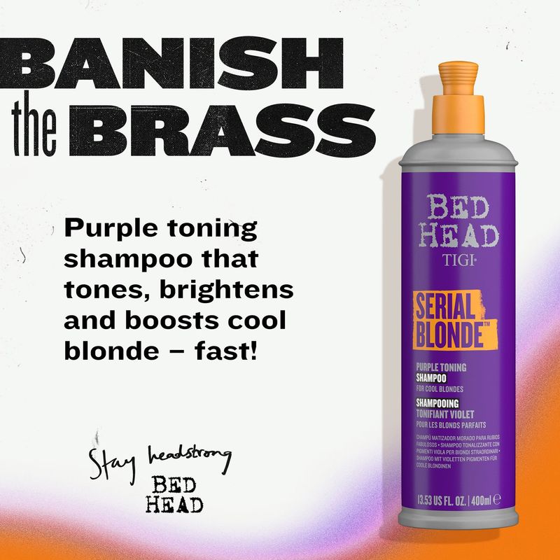 Shampoo Bed Head Tigi Dumb Blond Púrpura Tonalizante 400Ml - Bed Head 2