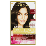 Tinta de Cabelo Imedia Excellence 4 Castanho Natural 1