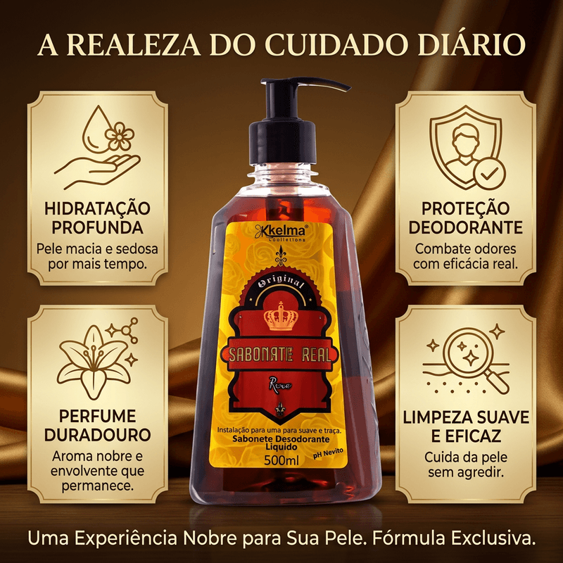 Sabonete Líquido Kelma Rosa 500Ml 3