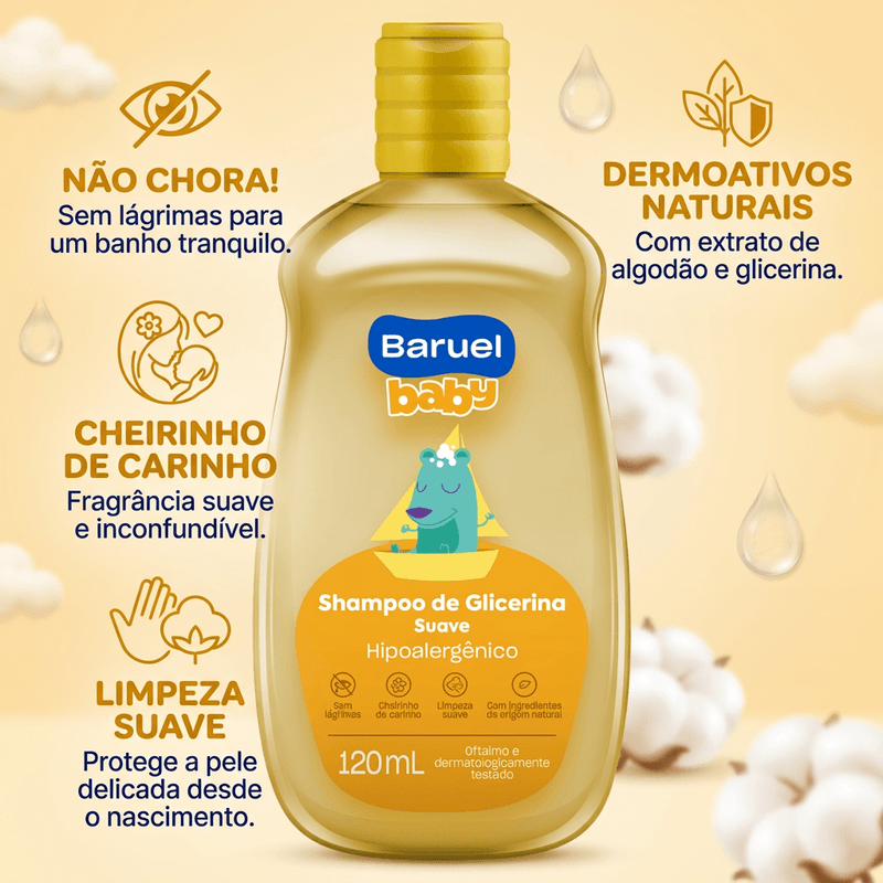 Shampoo Xuxinha Tradicional 120Ml - Baruel 3