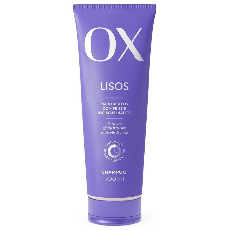 Shampoo Ox Liso 200Ml - Ox Linha 1