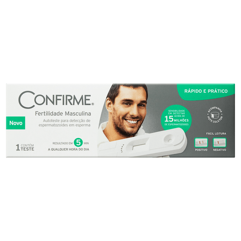 Teste Fertilidade Confirme Máscara 01Un - Confirme 1