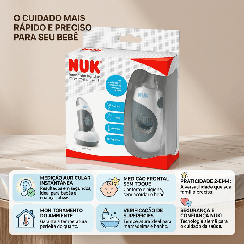 Termômetro Digital Nuk Sem Contato - Nuk 3