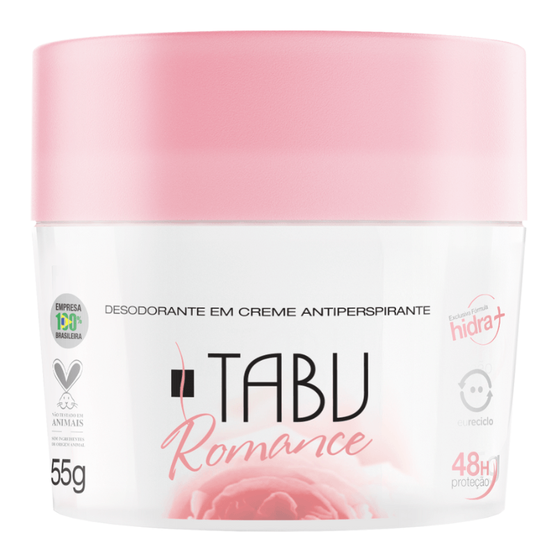 Desodorante Tabu Creme Romance 55G - Tabu 1