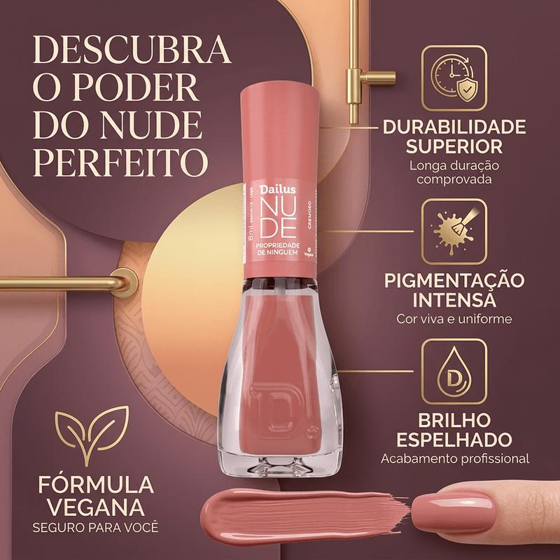 Esmalte Dailus Nude Propriedade De Ning - Dailus Esmaltes 3