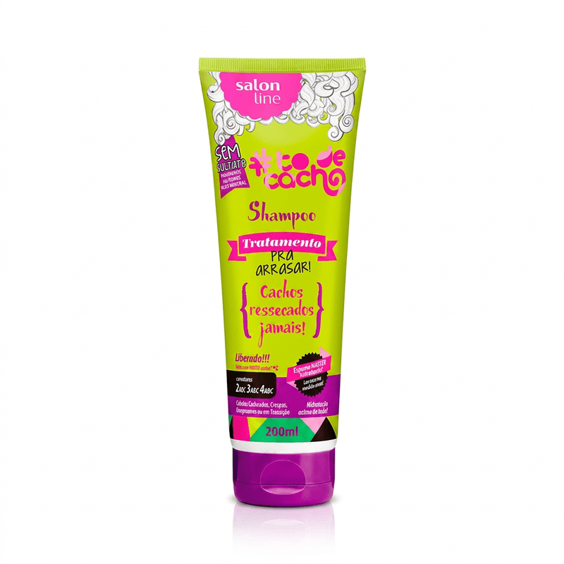Shampoo Salon Line Arrasa Noo Poo 200Ml - Salon Line To De Cacho 2