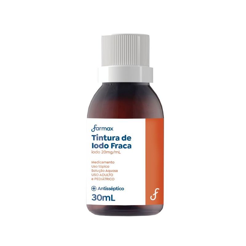 Tinta Iodo Farmax 2% 30Ml - Farmax 1