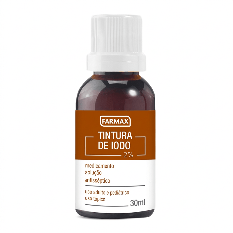 Tinta Iodo Farmax 2% 30Ml - Farmax 3