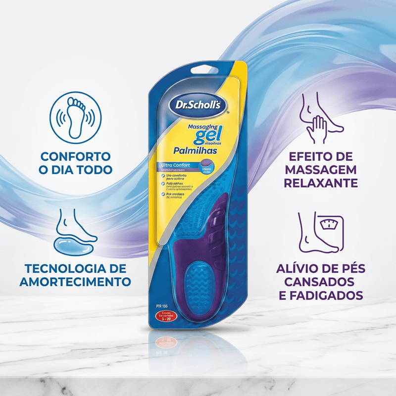 Palmilha Dr Scholls Dor Joelhos Máscara 01 Par 2