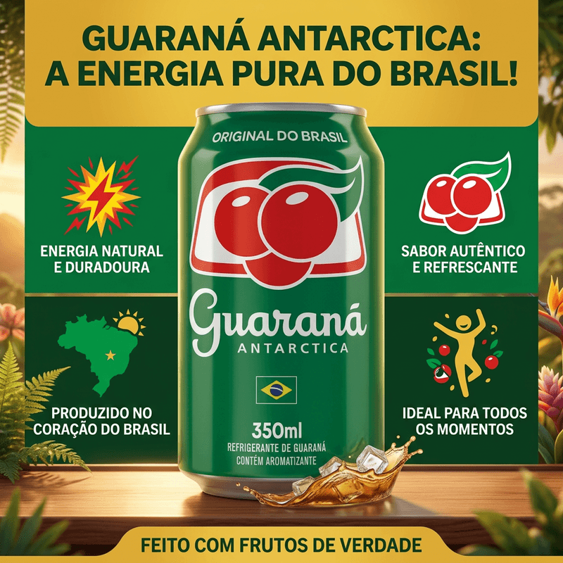Refrigerante Guarana Antárctica Lata 350Ml 4