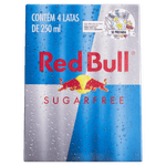 RED BULL ENERGY DRINK SUGAR FR 250ML C/4 1