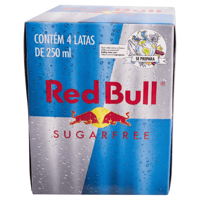 RED BULL ENERGY DRINK SUGAR FR 250ML C/4 3