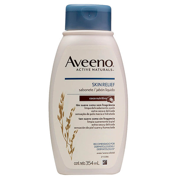 Sabonete Líquido Aveeno Skin Relief Coco 354Ml - Aveeno 1