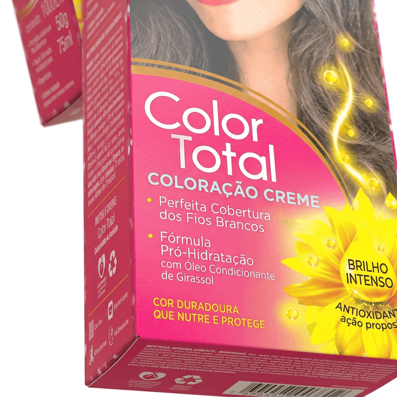 Tintura Salon Line Color Tot 7.1 Loção Médio Acinz - Salon Line Color Total 3