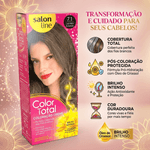 Tintura Salon Line Color Tot 7.1 Loção Médio Acinz - Salon Line Color Total 4