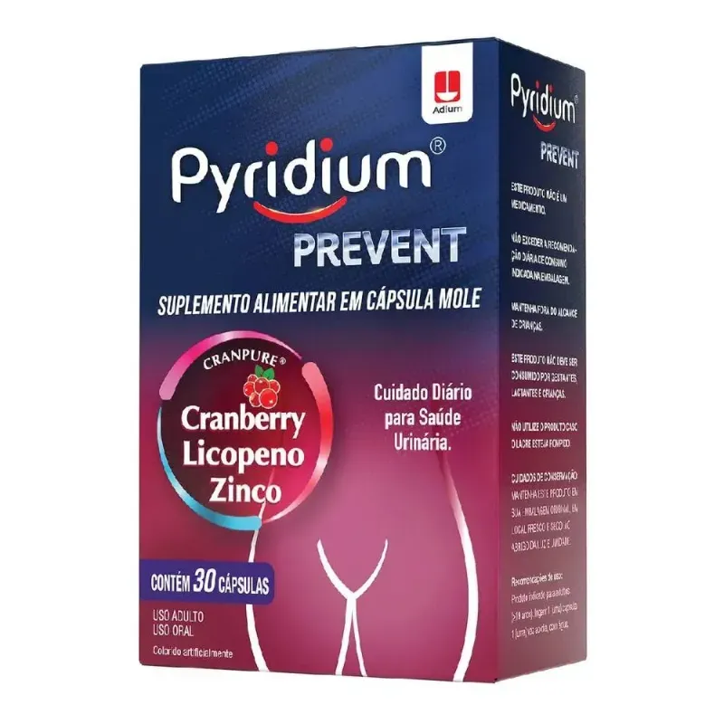 PYRIDIUM PREVENT CRANBERRY 30CPS 1