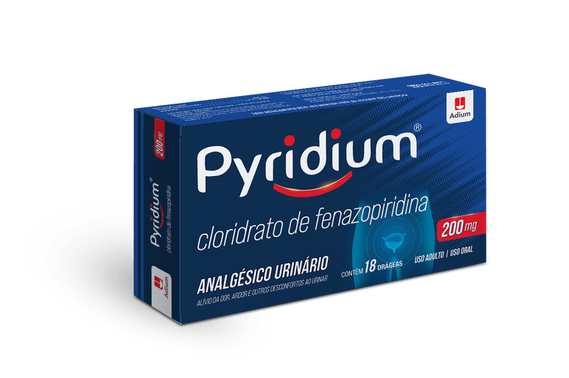 Pyridium 200mg Adium 18 Drágeas